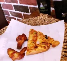 Mexican BBQ Pizza Slice