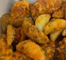Cheese Crusted Fried Chicken