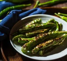 Braised Green Pepper with Tiger Stripes
