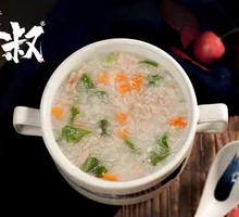 Carrot and Pork Rice Porridge