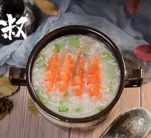Shrimp and Mushroom Porridge