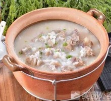 Dried Scallop and Pork Rib Porridge
