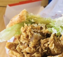 Spicy Chicken Leg Chinese Burger