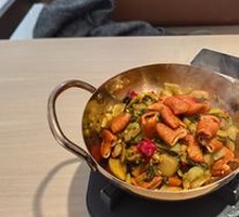Spicy Sichuan Pork Intestine with Pickled Cabbage