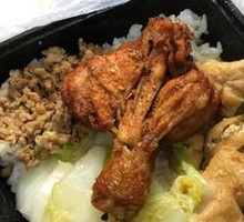 Braised Chicken Leg Rice