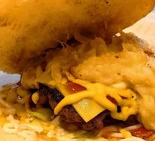 Durian Cheese Beef Burger