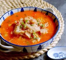 Low-fat Tomato Cod Soup