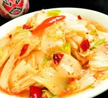 Spicy and Sour Cabbage Rice Bowl