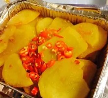 Aluminum Foil Potato Slices