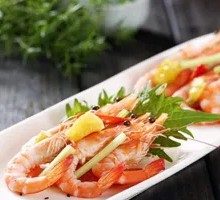 Steamed Tiger Prawn