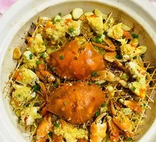 Stir-fried Fresh Crab with Ginger and Green Onion