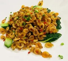 Scented Sesame Oil Stir-fried Freshwater Prawns