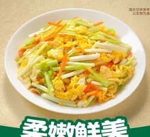 Scallion omelette