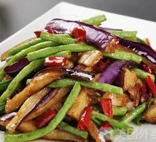 Eggplant and Green Beans
