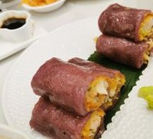 Purple Rice Crispy Rice Noodle Roll