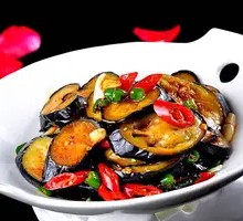 Fried Eggplant with农家 Style