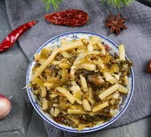 Dried Plum Vegetables Stir-Fried with Bitter Melon
