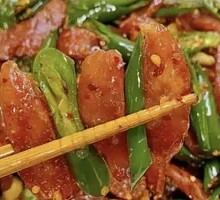 Stir-Fried Green Pepper with Sausage