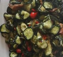 Dried Cucumber with Pork Stir-fry