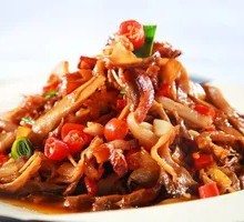 Bamboo Shoots with Preserved Meat Stir-fry