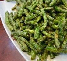 Duck Egg Yolk Stir-Fried Green Beans