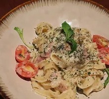 Mushroom Bacon Pasta