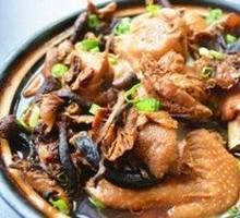 Chicken Stewed with Mushrooms
