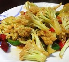 Stir-fried Organic Cauliflower