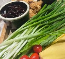 Farmhouse Pancake Wrapped with Fried Dough Strips