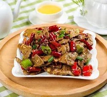 Gong Bao Pork Liver Rice