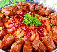Spicy Pork Ribs with Shrimp