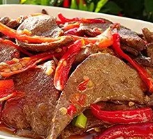 Sichuan-style Pickled Pepper Pork Liver