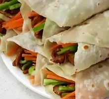 Green Pepper and Pork Roll-up