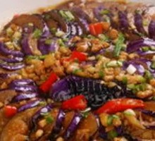 Eggplant and Minced Pork Rice