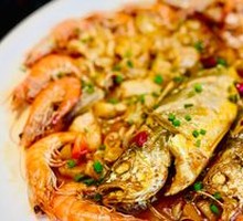 Braised Three Fresh Seafoods from East China Sea