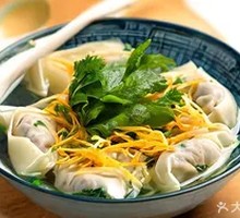 Fresh Pork and Mustard Greens Dumplings