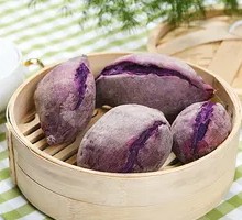 Purple Sweet Potato Steamed Cake