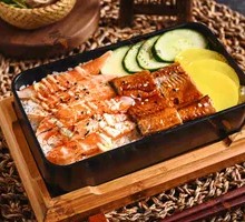 Signature Grilled Eel and Crab Leg Rice Bowl