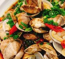 Scallion Oil Clams