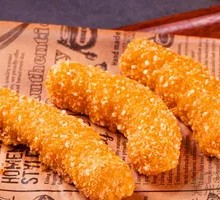 Crispy Chicken Stick with Salted Egg Yolk Filling