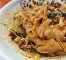 Oil-Poured Noodles Two-in-One