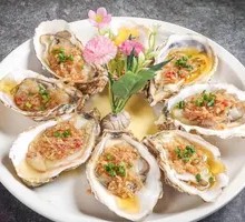 Garlic Roasted Oysters