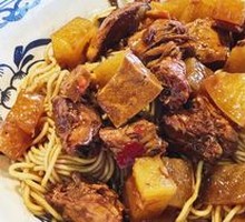 Chicken Bone Sauce Noodles