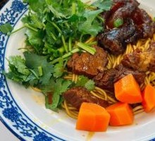 Beef Noodle Soup with Half Meat and Half筋