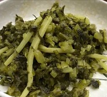 Salted Vegetable and Bamboo Shoots