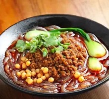 Signature Pea and Pork Noodles