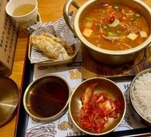 Beef and Tofu Soybean Paste Soup
