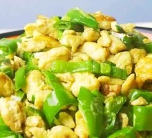 Egg with Green Pepper