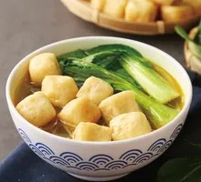 Fried Tofu with Vermicelli Soup