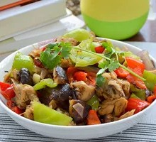 Braised Chicken with Mushrooms